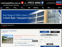 Tablet Screenshot of northrydeoffice.com.au
